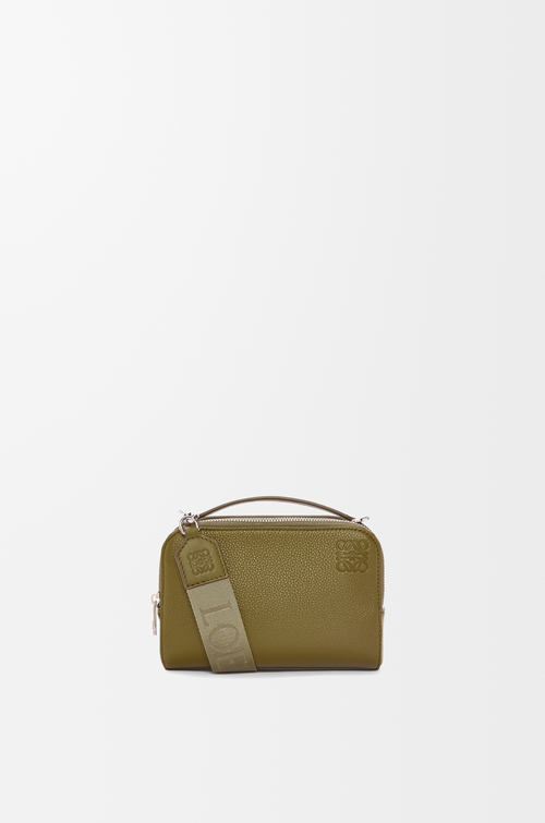Mini Camera Crossbody bag in soft grained calfskin Olive - LOEWE