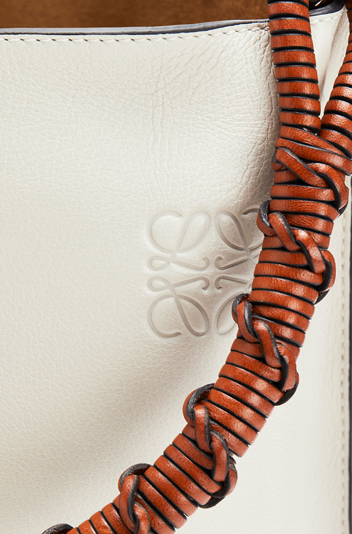 Gate Bucket Handle Bag Soft White LOEWE