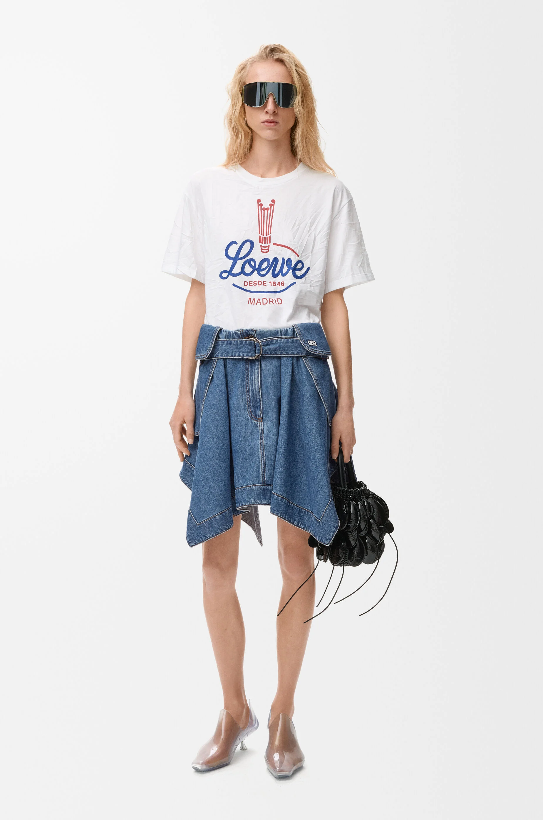 カーゴ スカート（デニム） ブルー - LOEWE Japan official website