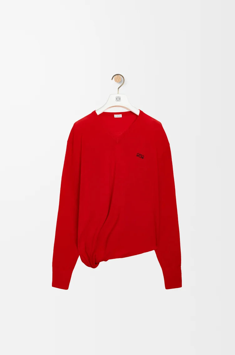 LOEWE Sweater in wool Red
