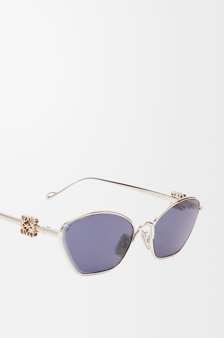 LOEWE Gafas de sol Anagram estilo hexagonal Azul Sólido