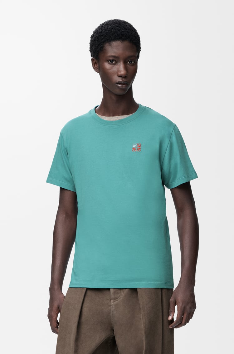 LOEWE Regular fit T-shirt in cotton Light Blue