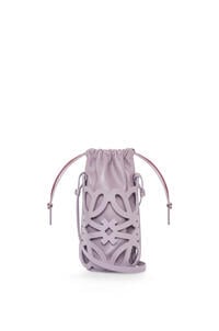 LOEWE Anagram cut-out pocket in classic calfskin and nappa Pale Aubergine Glaze