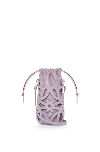 LOEWE Anagram cut-out pocket in classic calfskin and nappa Pale Aubergine Glaze plp_rd