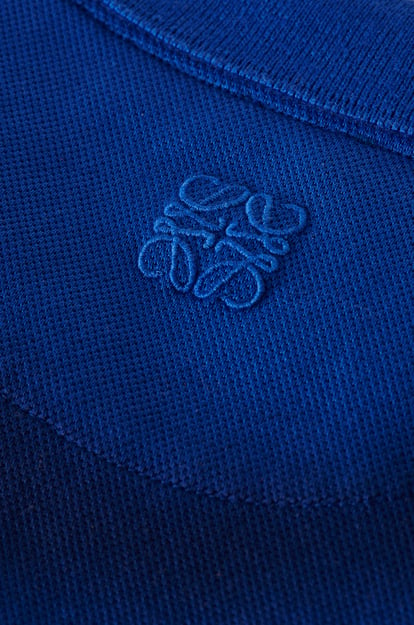 LOEWE Polo in cotton Greek Blue plp_rd