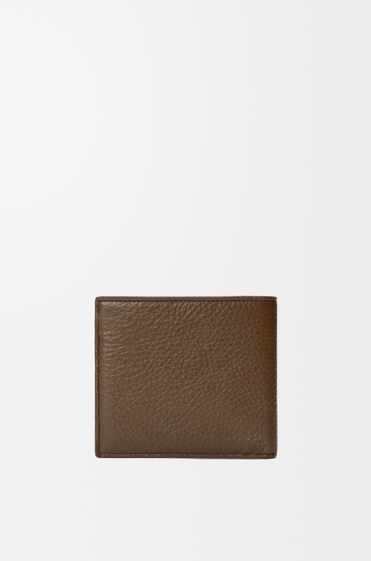 LOEWE Portafoglio con portamonete bi-fold in pelle di cervo Tundra