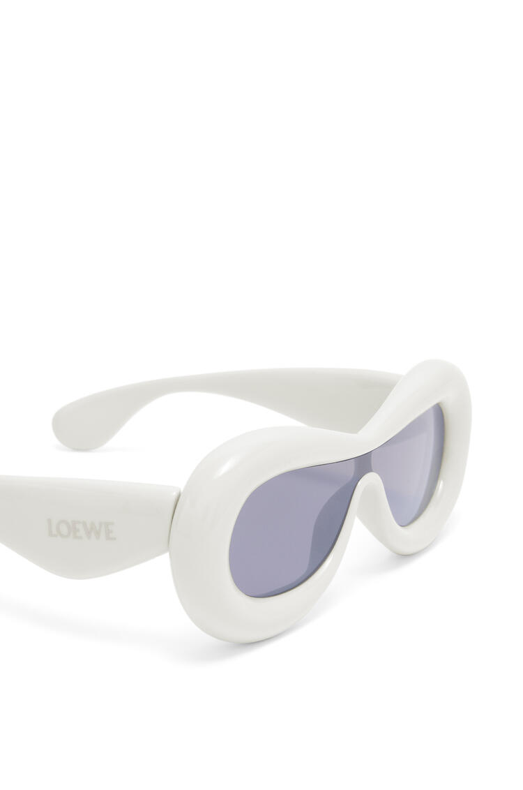 LOEWE 醋酸纖維充氣面罩式太陽眼鏡 灰色
