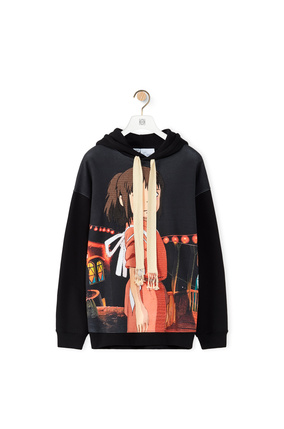 LOEWE Chihiro hoodie in cotton Multicolor/Black plp_rd