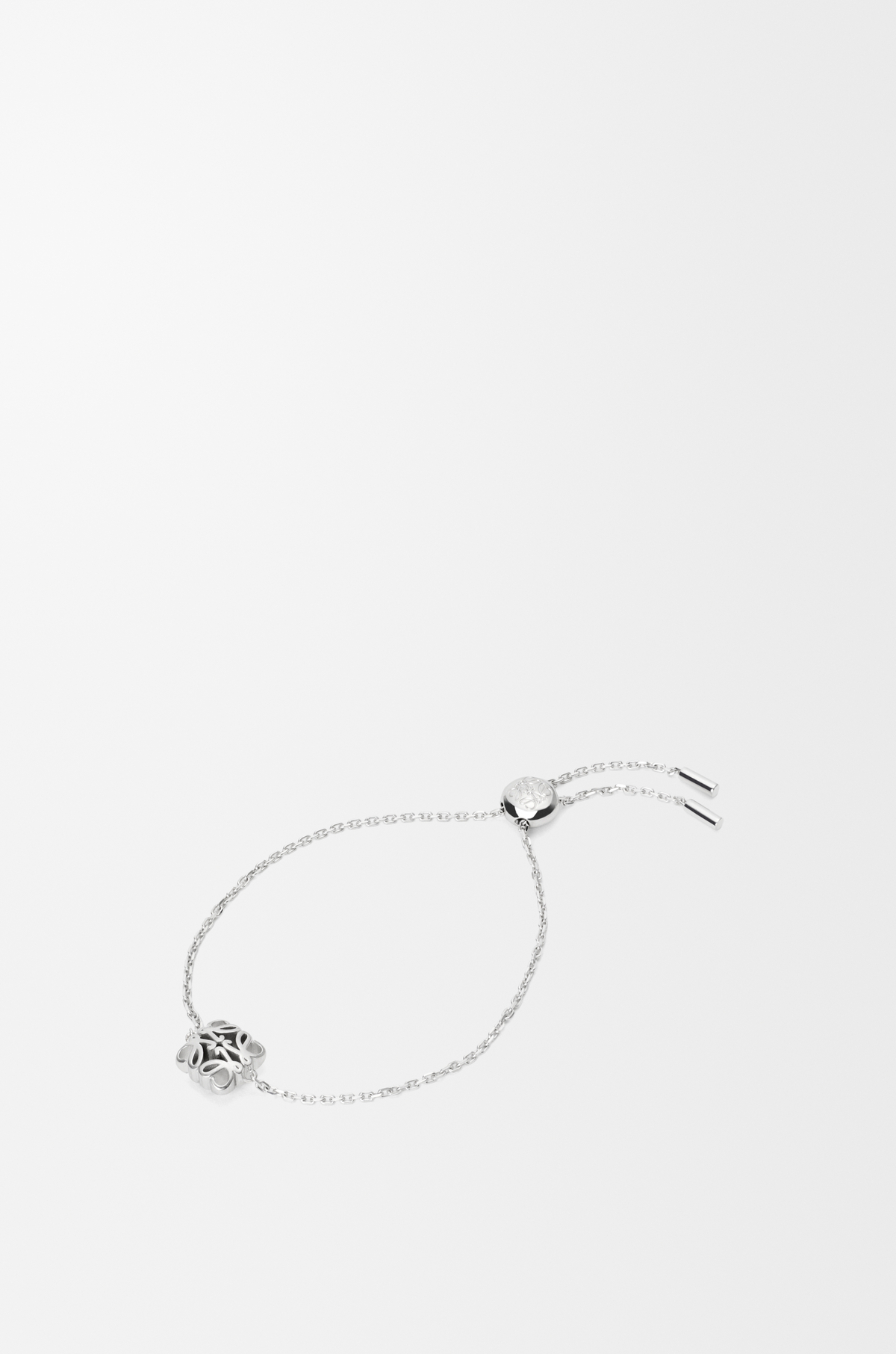 Anagram Bombé bracelet in sterling silver Silver - LOEWE 