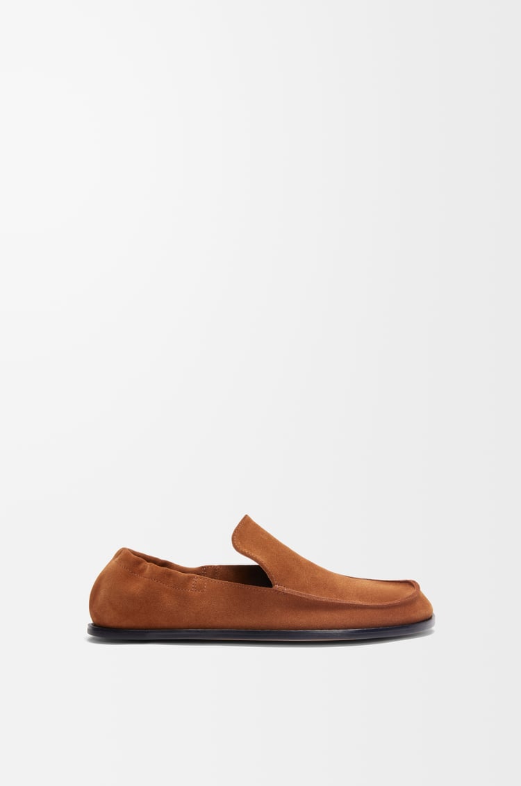 LOEWE Flex loafer in suede Chocolate