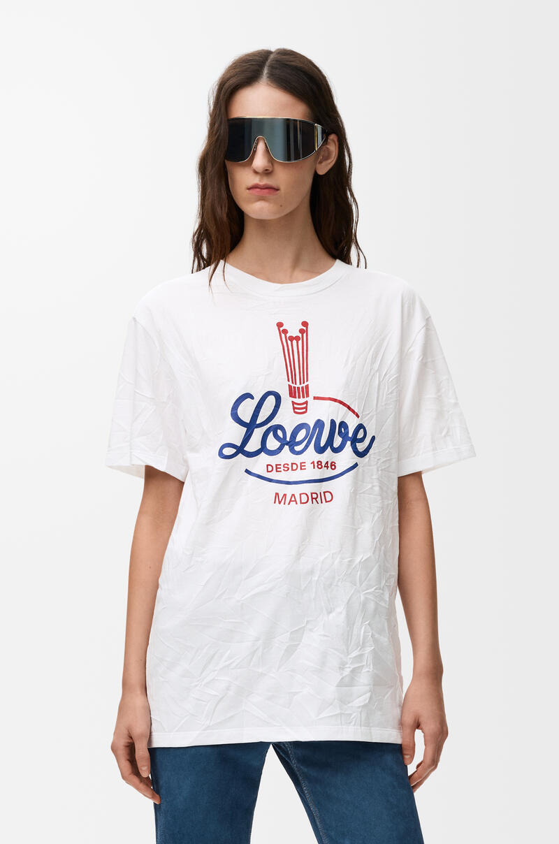 LOEWE T-shirt in cotton blend White