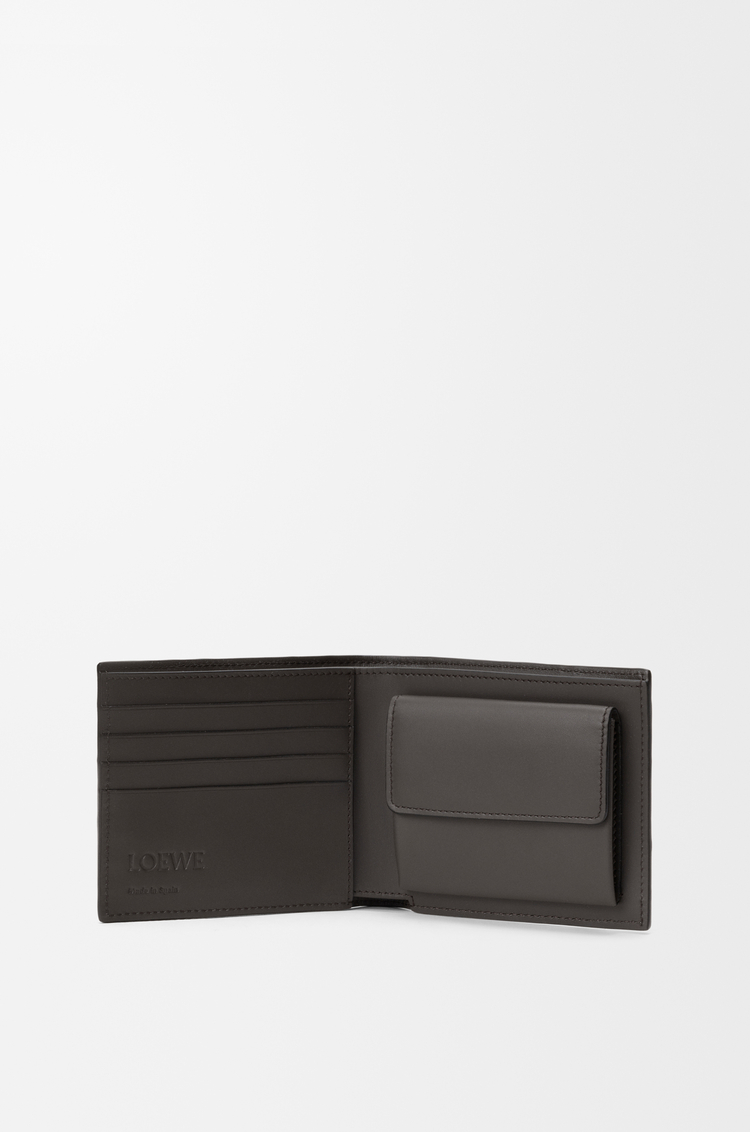 LOEWE パズル バイフォールド コインウォレット（オーストリッチ） ダークグレー