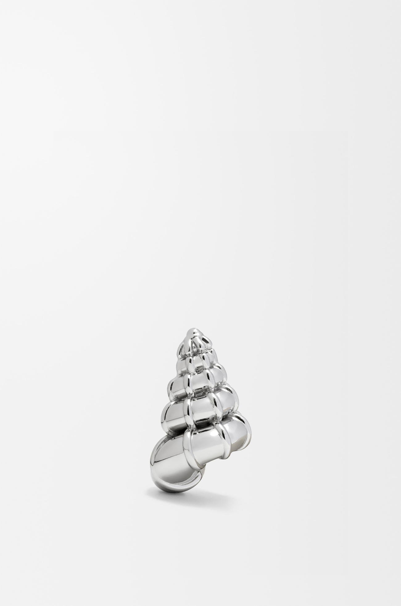 LOEWE Dado Shell en metal Plata