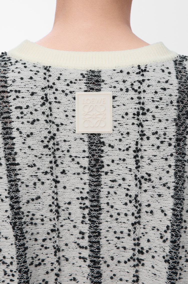 LOEWE Jersey en lana Blanco/Negro