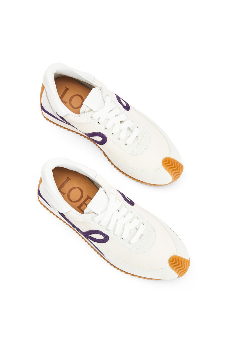 LOEWE 小羊皮 Flow 運動鞋 白色/紫色 pdp_rd