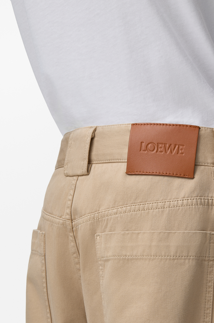 LOEWE 棉质长裤 沙色