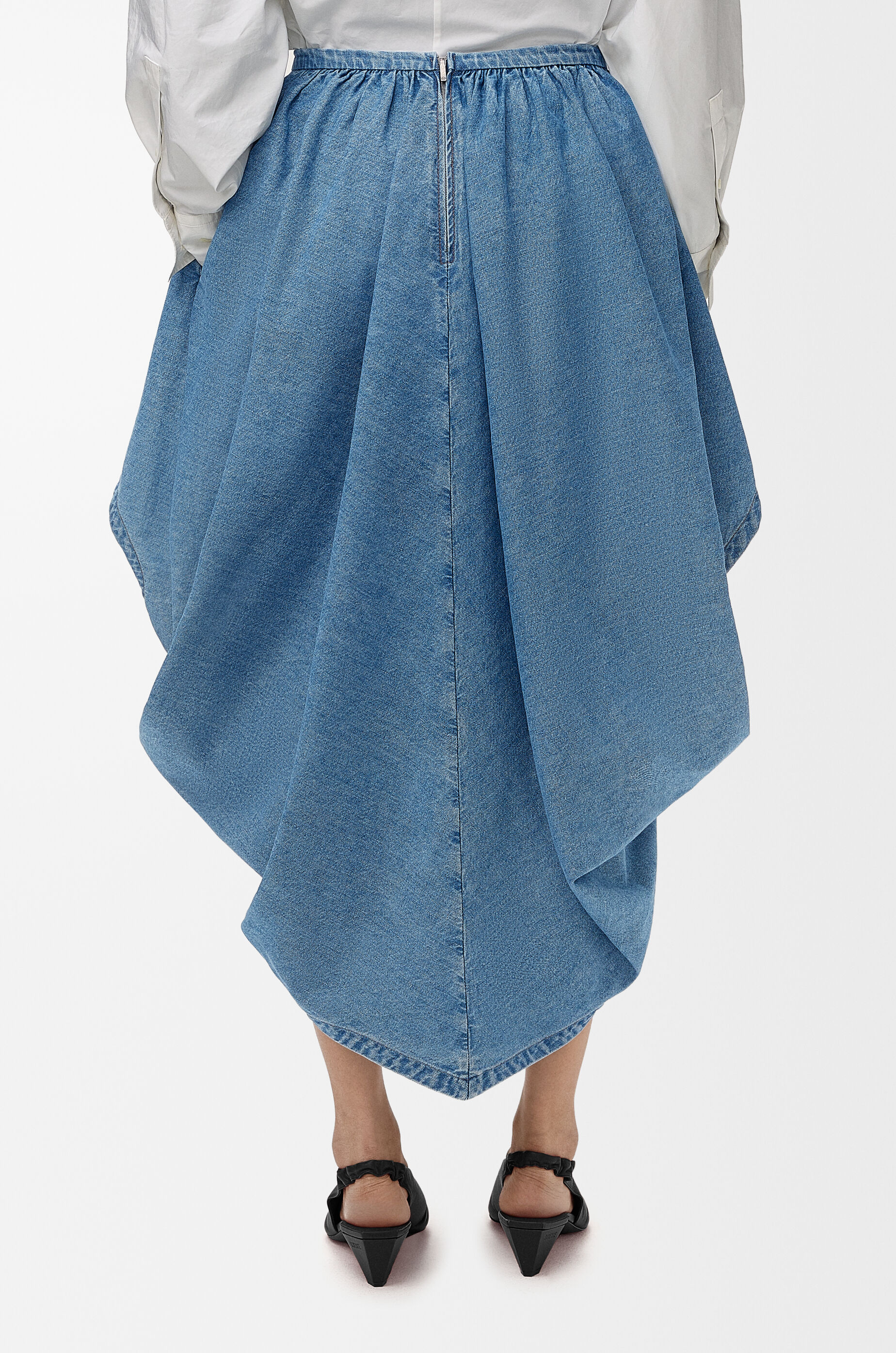 Skirt in denim Blue - LOEWE Europe official website