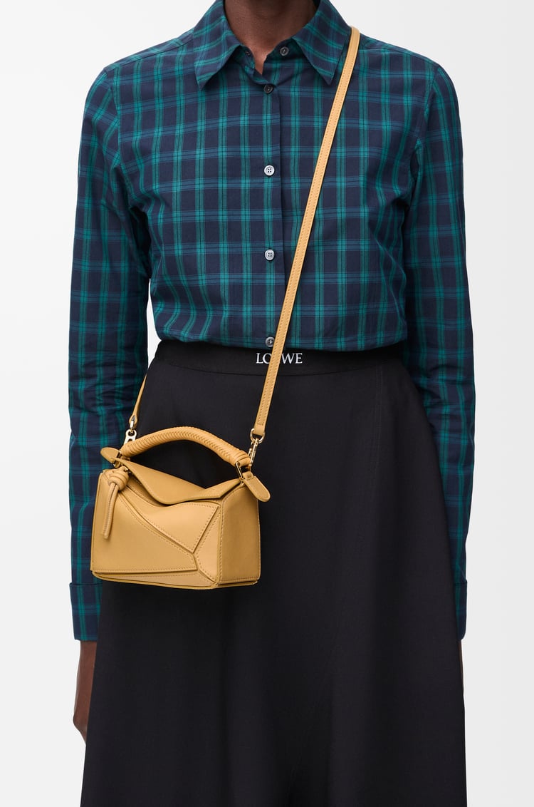 LOEWE Mini Puzzle bag in smooth calfskin Sahara