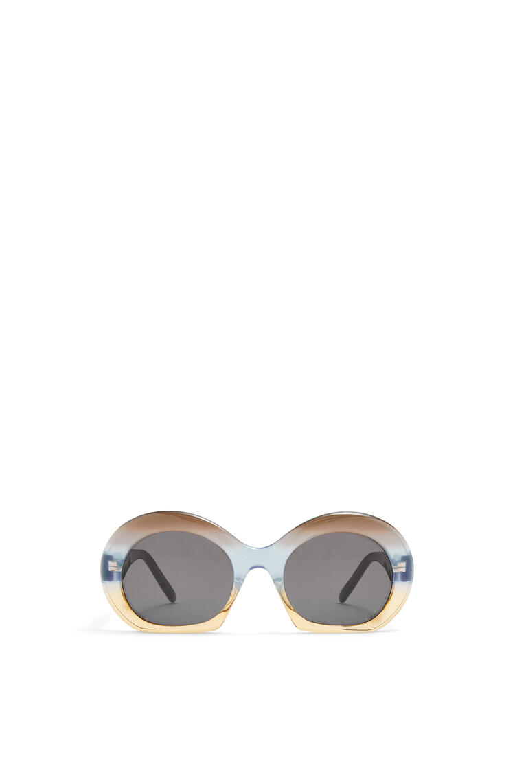 LOEWE Gafas de sol Halfmoon en acetato Gris Degradado/Azul Palido pdp_rd