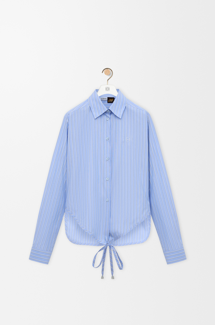 LOEWE 棉质衬衫 蓝色/多色