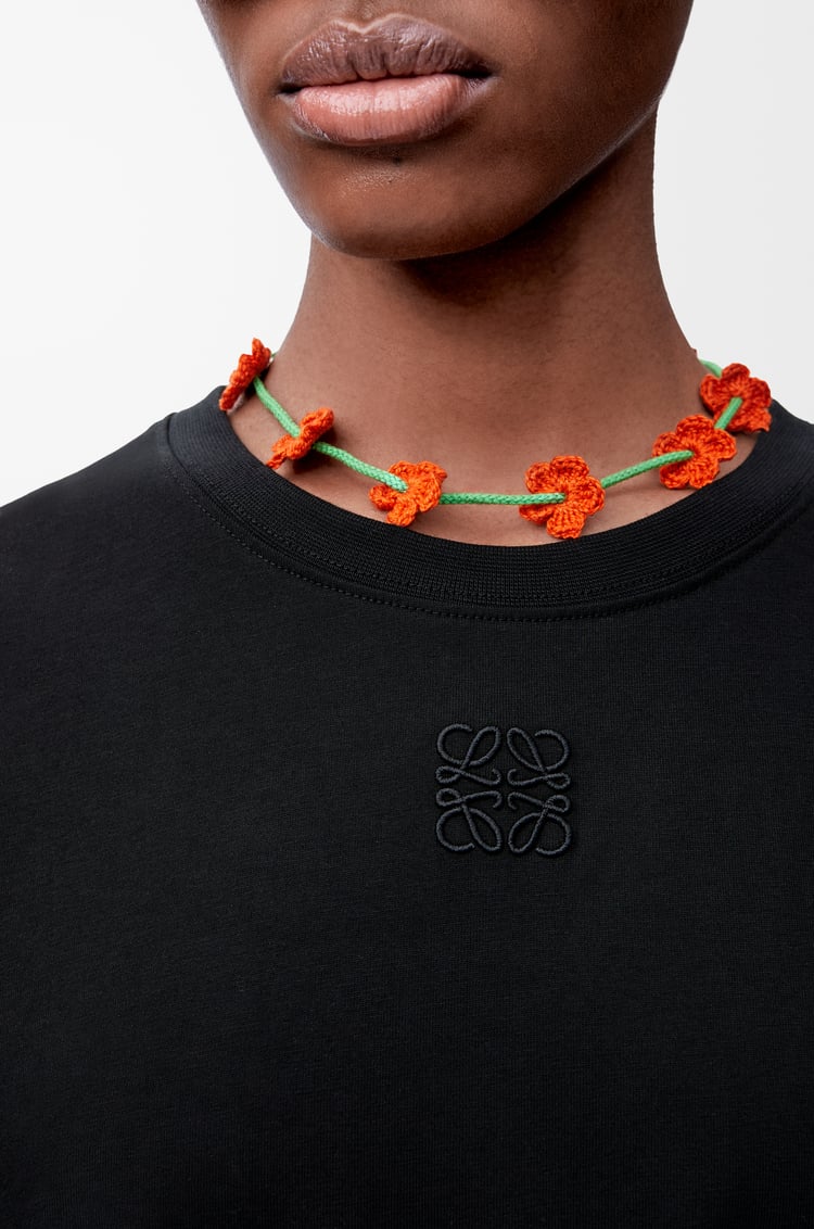 LOEWE クロシェ Tシャツ（コットン） ブラック
