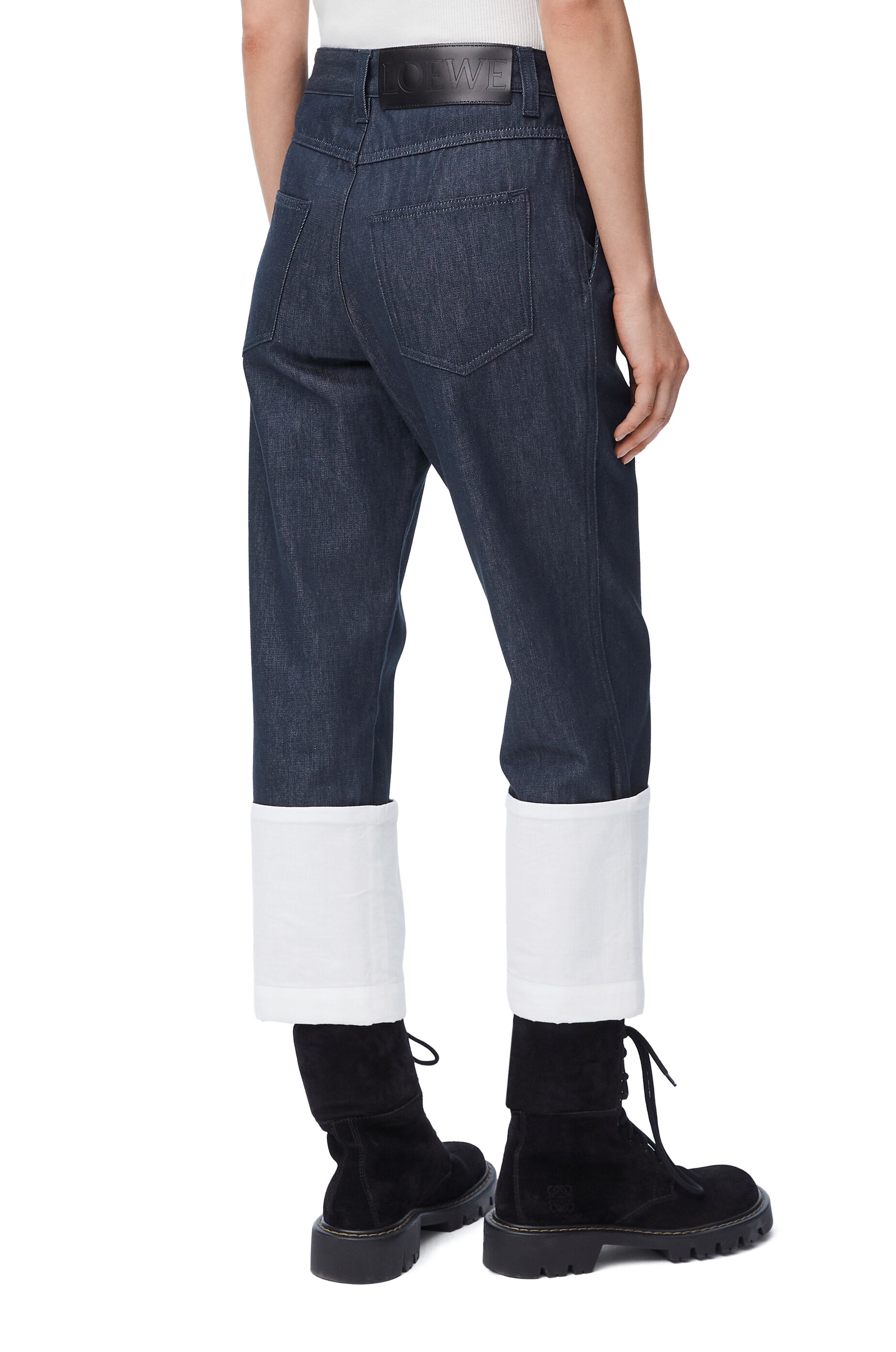 Fisherman jeans in denim Raw Denim LOEWE