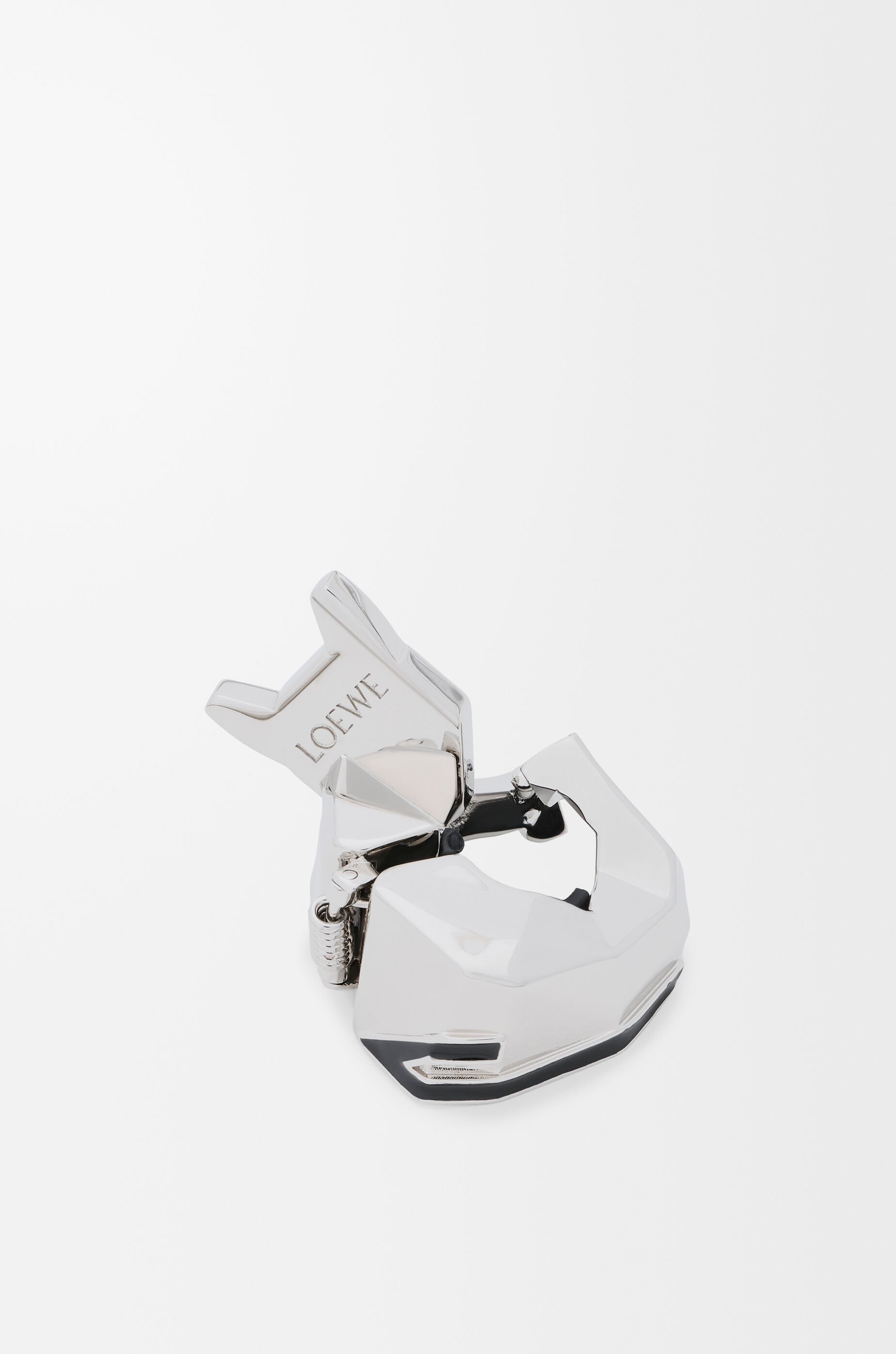 LOEWE シルバーリボンチャーム　新品未使用 キャット ヒールチャーム シルバー - LOEWE