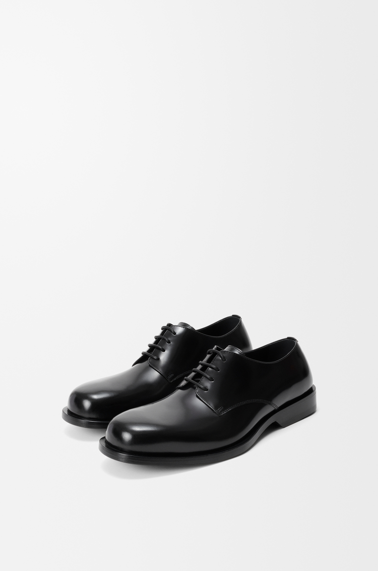 LOEWE Bobine derby in brushed calfskin Black
