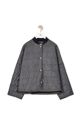 LOEWE Quilted jacket in wool Indigo plp_rd
