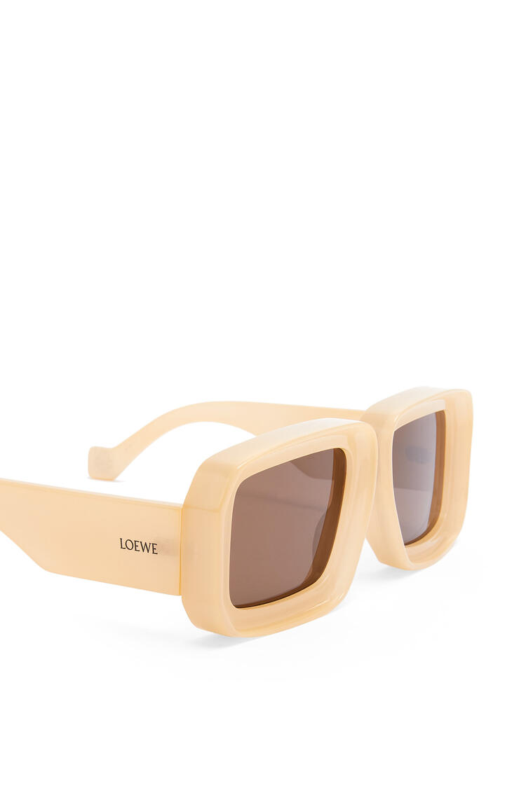 LOEWE Paula's Ibiza dive in mask sunglasses Beige