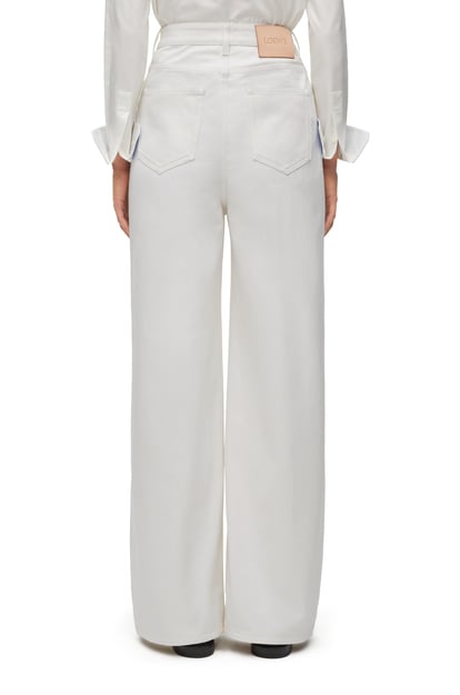 LOEWE High waisted jeans in cotton White plp_rd