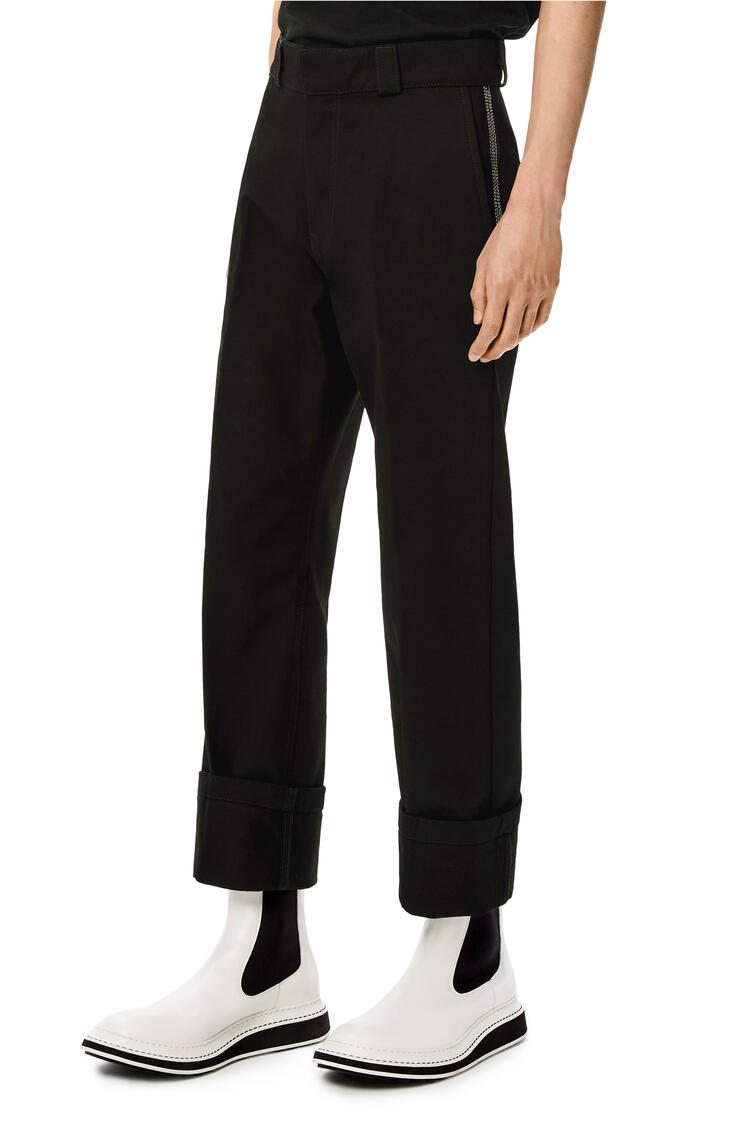 LOEWE Drill pants in cotton Black pdp_rd