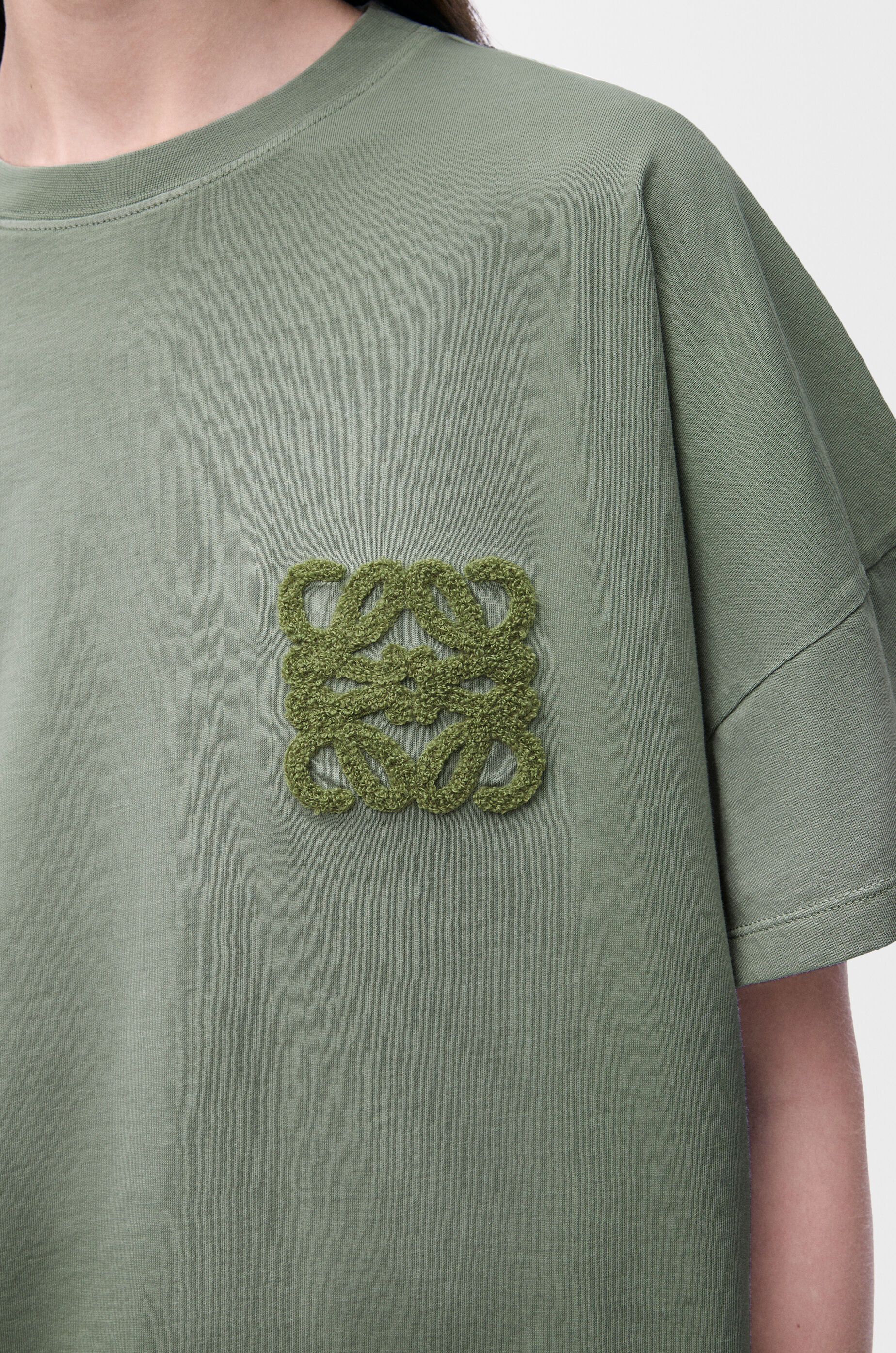 T-shirt in cotton Green - LOEWE T-shirt in cotton Green - LOEWE
