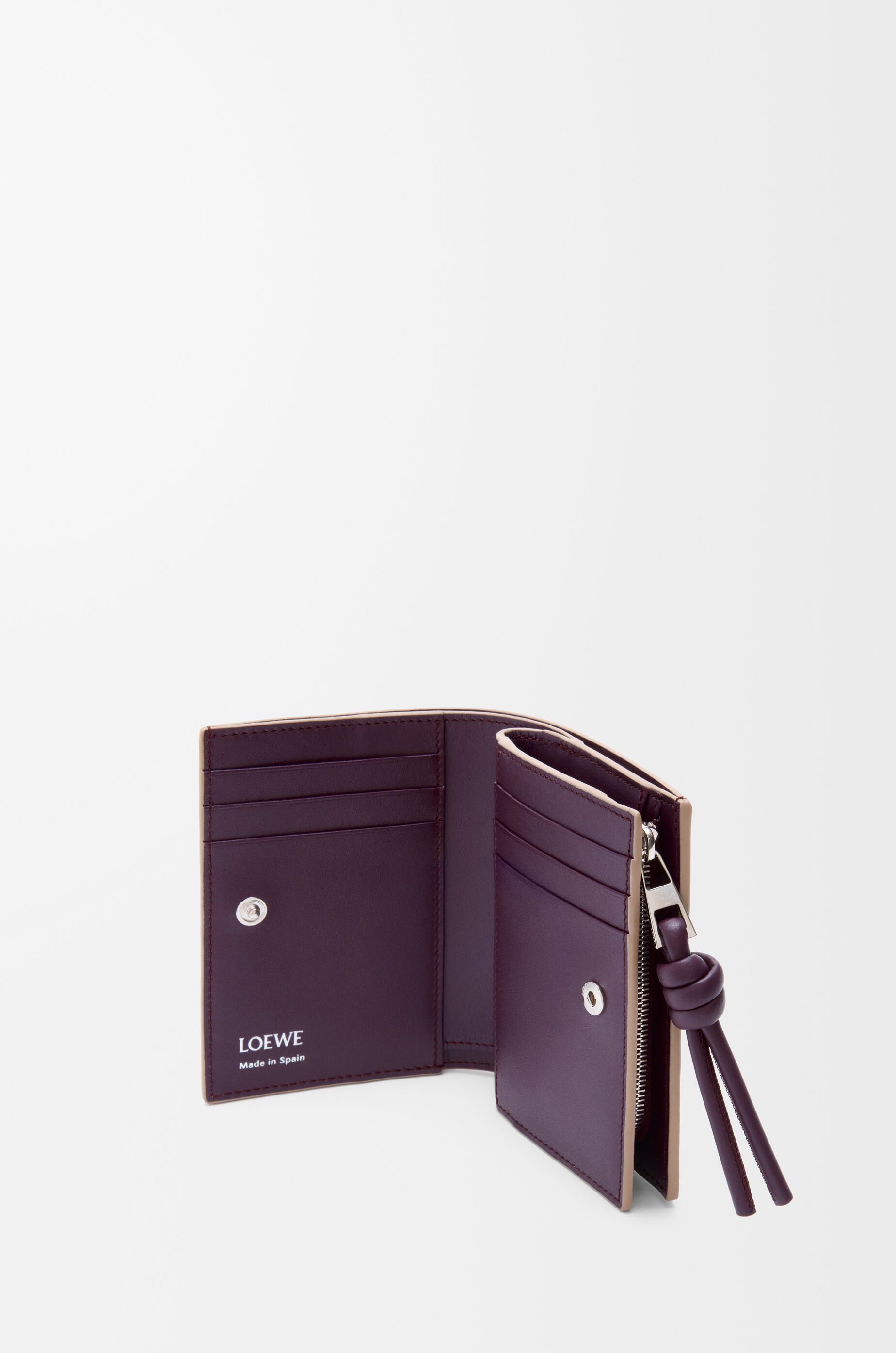 ノット コンパクト ウォレット（シャイニーナパカーフ） マルチカラー