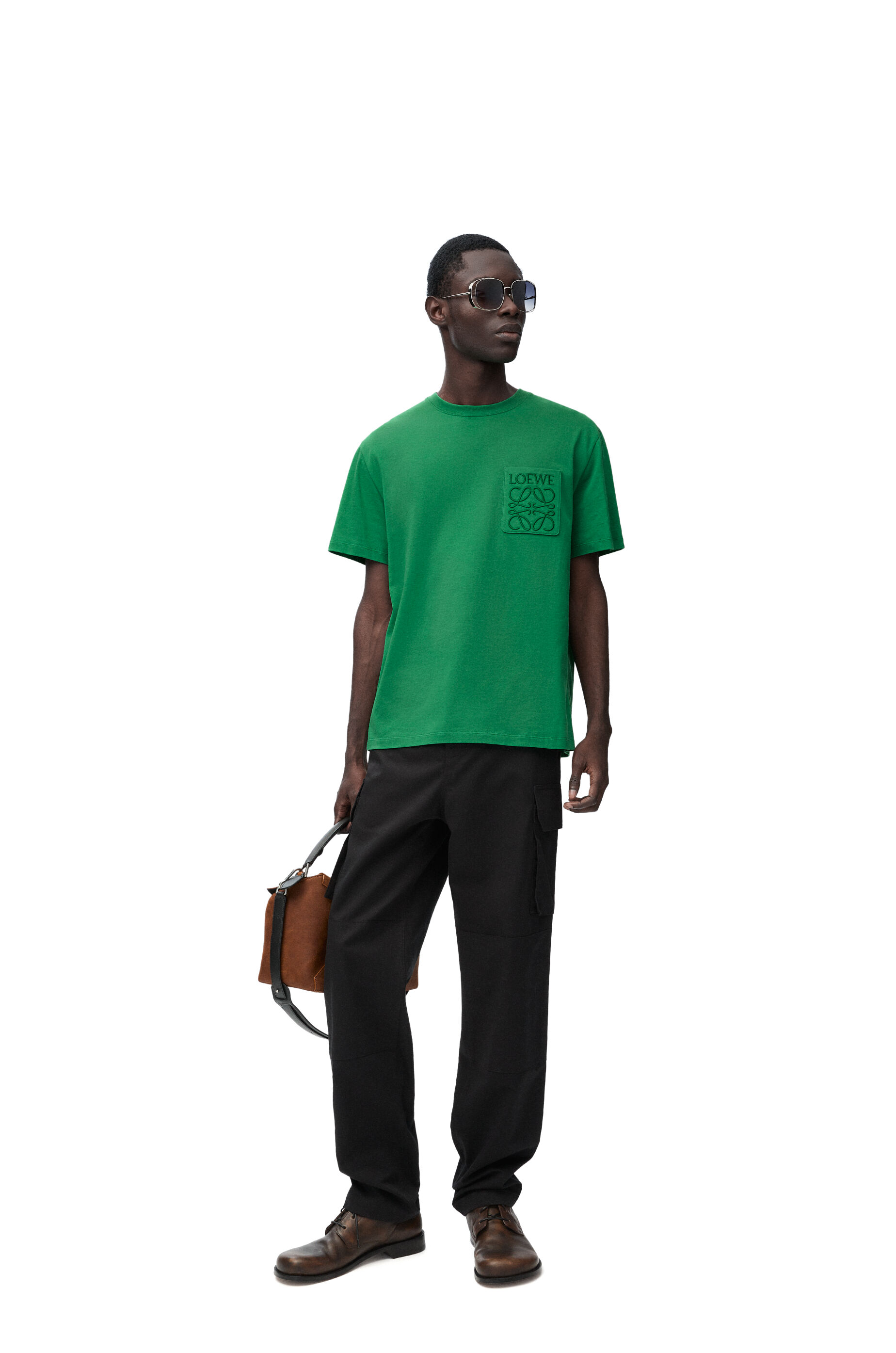 リラックスフィット Tシャツ（コットン） テニスグリーン - LOEWE