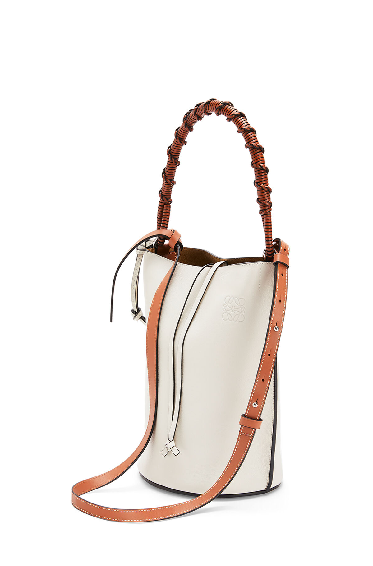 Gate Bucket Handle Bag Soft White LOEWE