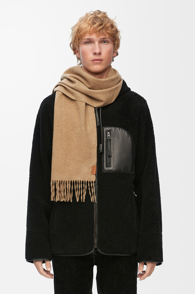 LOEWE Bufanda en cashmere Beige