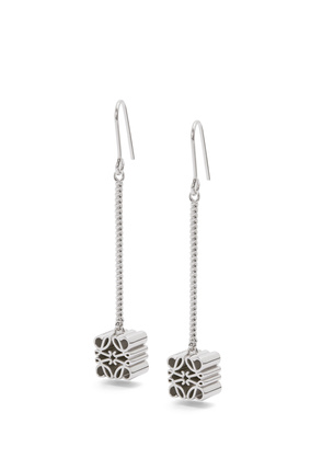 LOEWE Anagram drop earrings in sterling silver Silver plp_rd