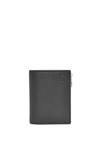 LOEWE Compact wallet in soft grained calfskin Black