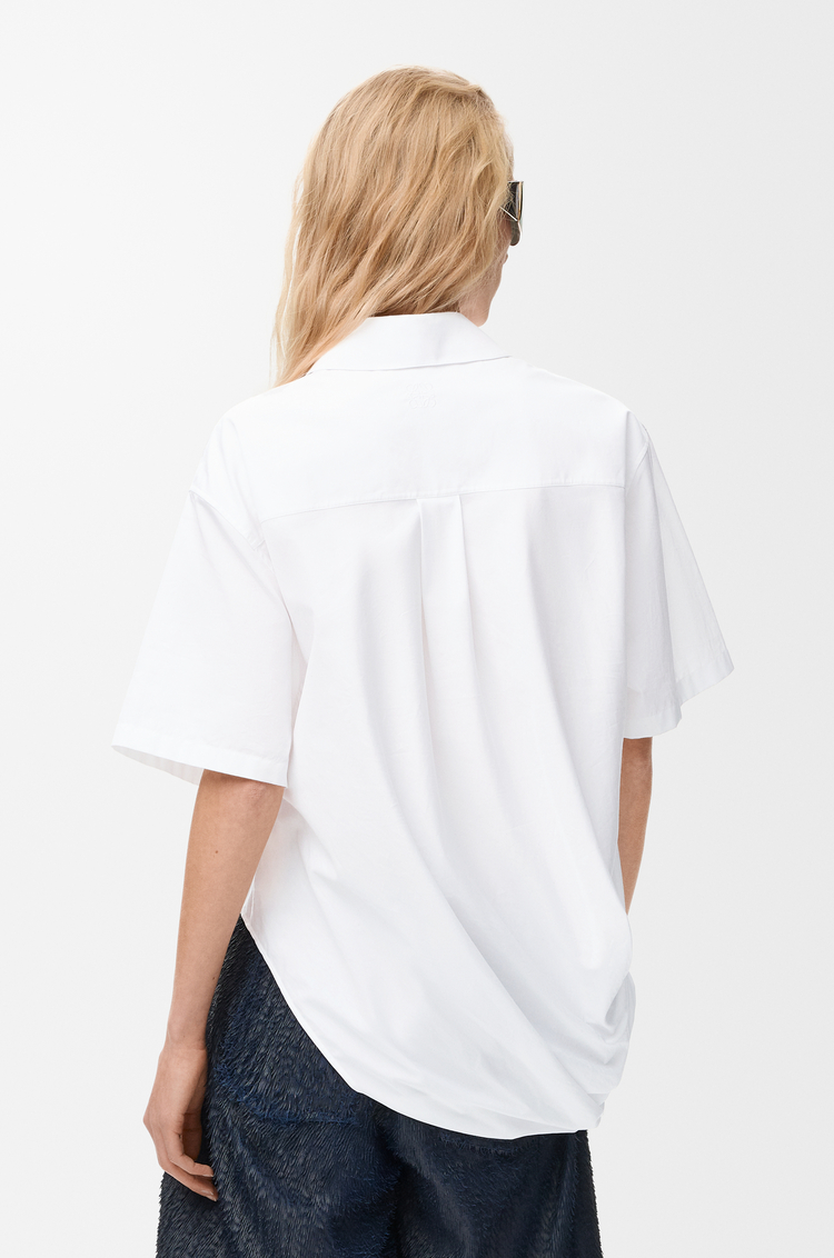 LOEWE Short sleeve shirt in cotton White