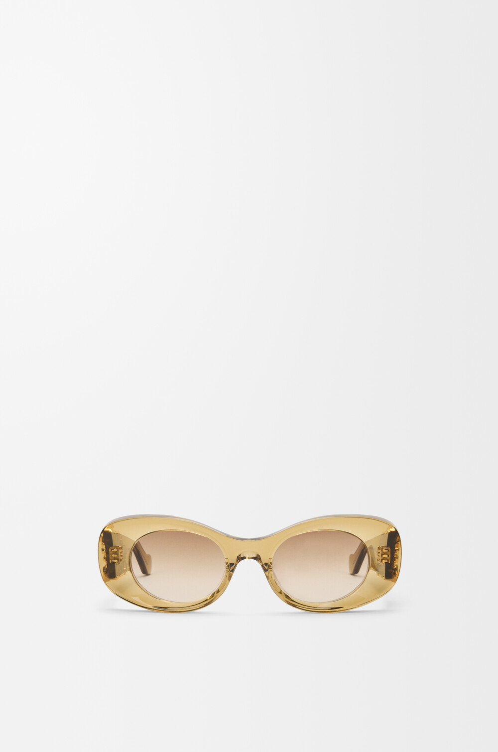 Loewe Cream Geometric Oversized Sunglasses Collage Anagram square sunglasses in yellow - Loewe | Mytheresa main image 4