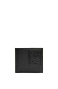 LOEWE Bifold coin wallet in silk calfskin Black