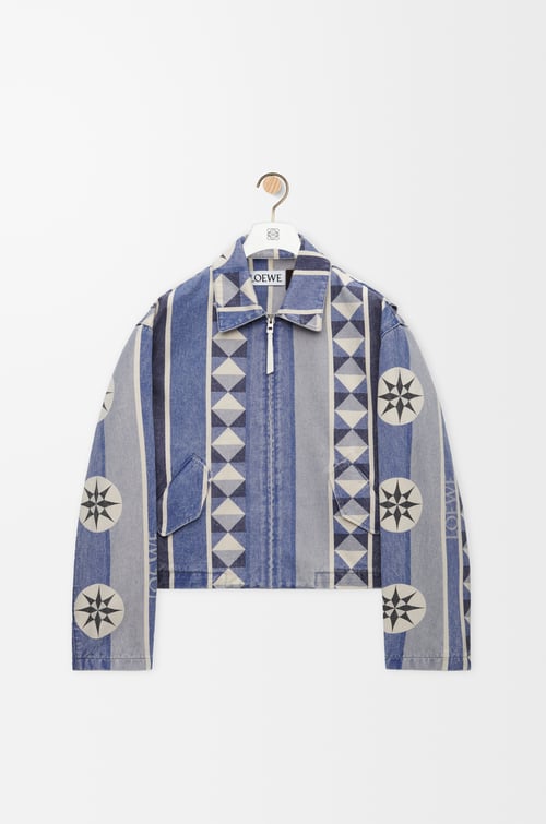 LOEWE Chaqueta en denim Azul/Multicolor