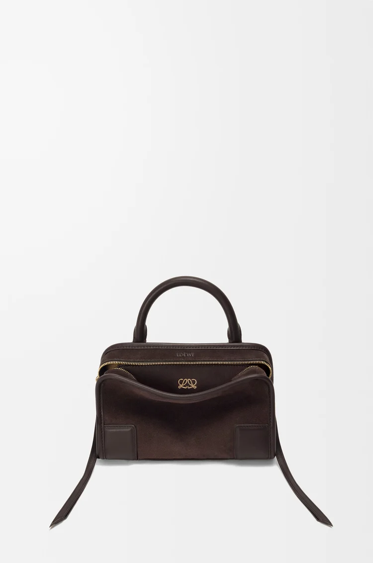 LOEWE Bolso Amazona 180 mini en ante Brownie Oscuro