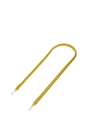 LOEWE Woven spiral strap in classic calfskin Yellow