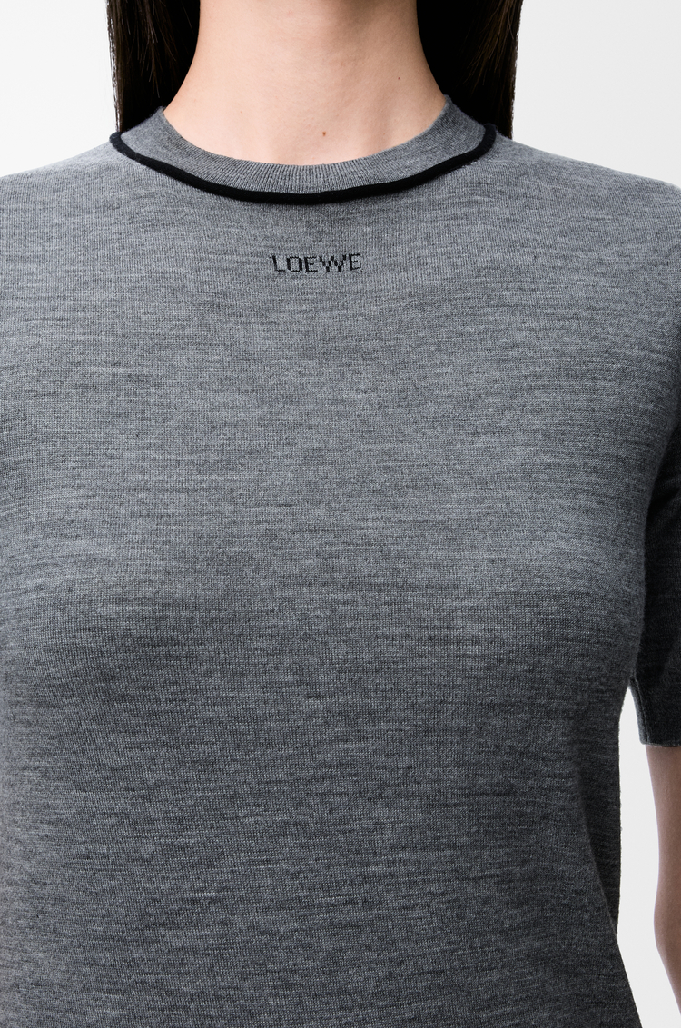 LOEWE セーター（ウール） Grey/Navy Blue