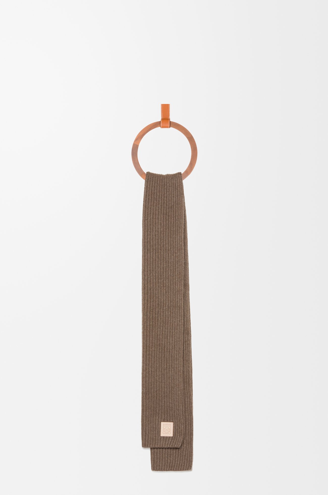 LOEWE Scarf in cashmere Beige