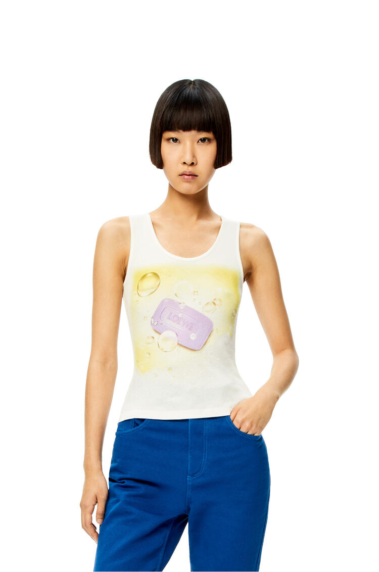 LOEWE Soap tank top in cotton and elastane Multicolor pdp_rd