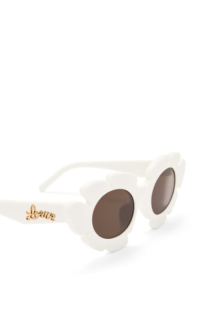 LOEWE Flower sunglasses in injected nylon Ivory plp_rd
