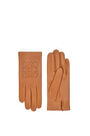 LOEWE Anagram gloves in lambskin Tan pdp_rd